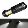 ZK20 Mini Tactical Flashlight LED Keychain police Flashlights 4 Mode Adjustable Focus Zoomable Light COB Work Light Lamp Torch ► Photo 2/6