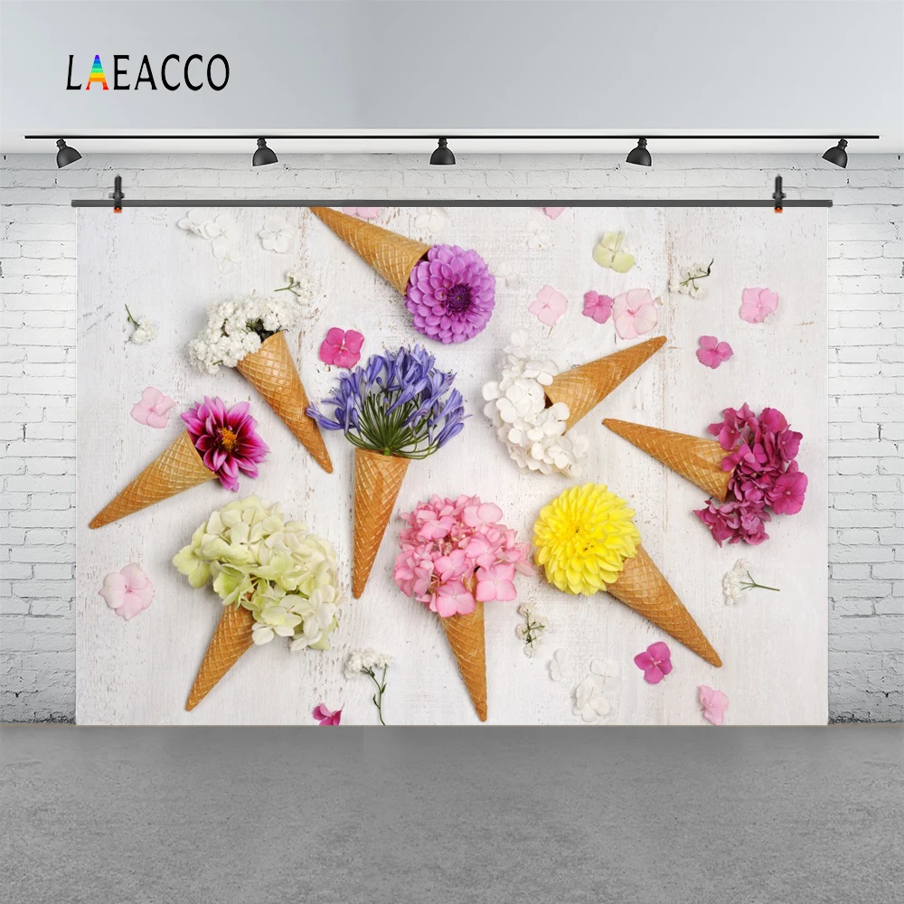 Laeacco мороженое и цветочным декором с блестками Выходное платье детские для
