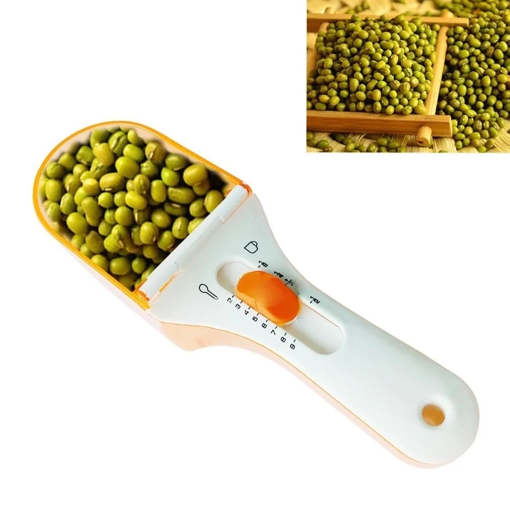 

Plastic Adjust Measuring Spoon with Scale 5ml-30ml Kitchen Measuring Cup Meausre Tool Cooking Tools Baking Accessoires