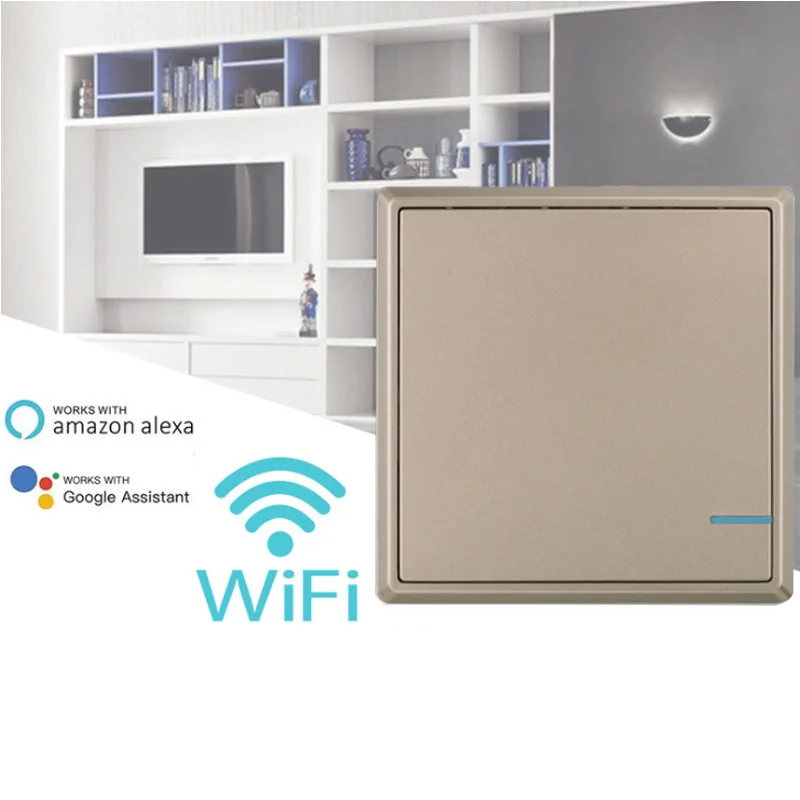 

Kit - No Wiring Waterproof Wall Switch Light Switches Ceiling Lamps LED Bulbs Remote Control Wireless Switch and Receiver