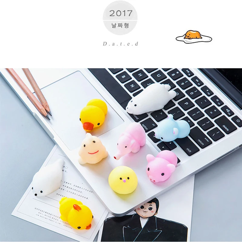 2018 Kwaii миниатюрная мягкая игрушка в виде животных для снятия стресса сжимаемые