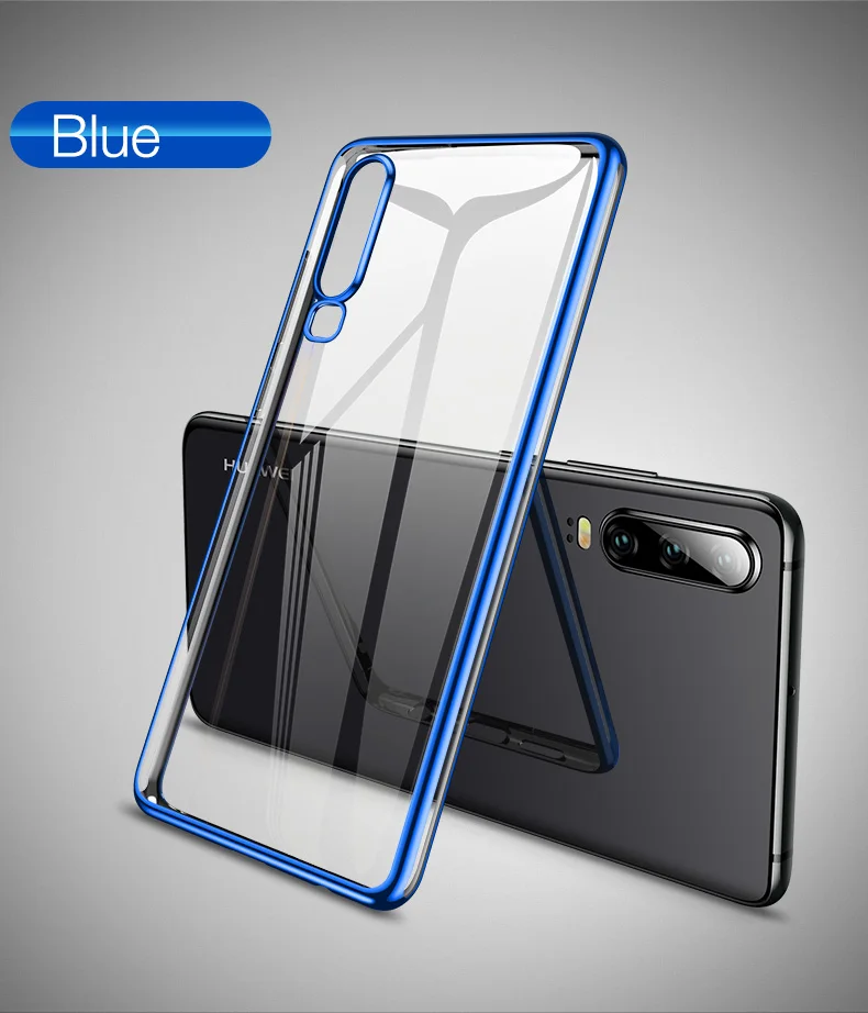 CAFELE Silicone Plating Case For Huawei P30 Pro Transparent Back Protector Ultra Thin Soft TPU Phone Cover for Huawei P30Pro (12)