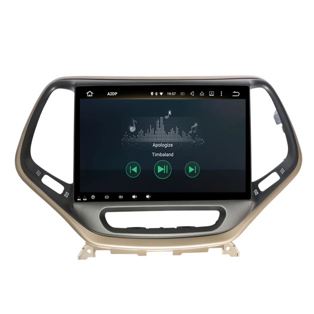 

10.1 Inch IPS Screen Android 8.0 Octa Core 4GB RAM Car Multimedia Player For Jeep Cherokee 2014-2017 Car Stereo Radio WIFI