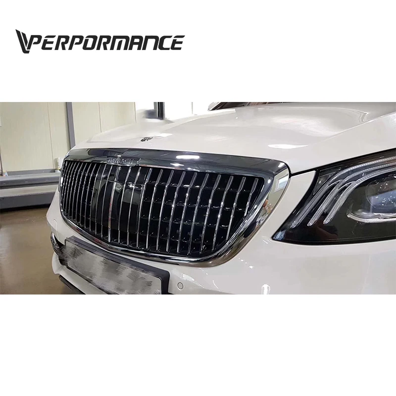 

S-Class w222 ABS Front Grille Racing Grills Maybh Style 2014-2019