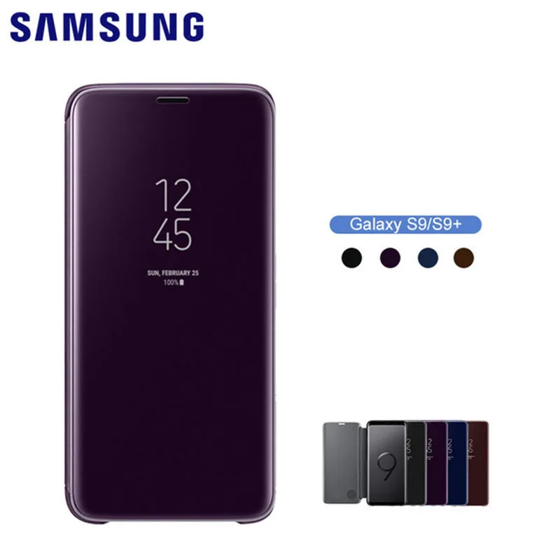 

100% Original Samsung Mirror Full Protect Flip S9 Case S9 Plus Case Cover Smart Dormant For Samsung Galaxy S9 S9 Plus G960 G965
