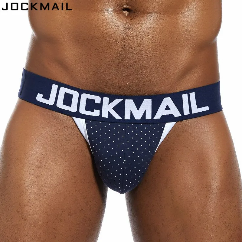 Мужские хлопковые стринги JOCKMAIL сексуальные с открытой спиной и ягодицами танга