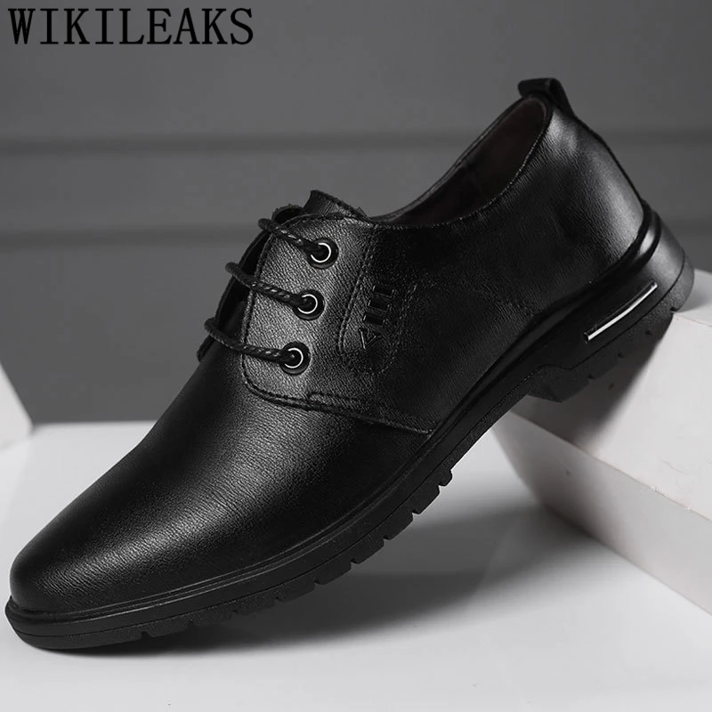 Mens Formal Shoes Genuine Leather Dress Boots Venting Hole Formal Shoes Genuine Leather Mens Dress