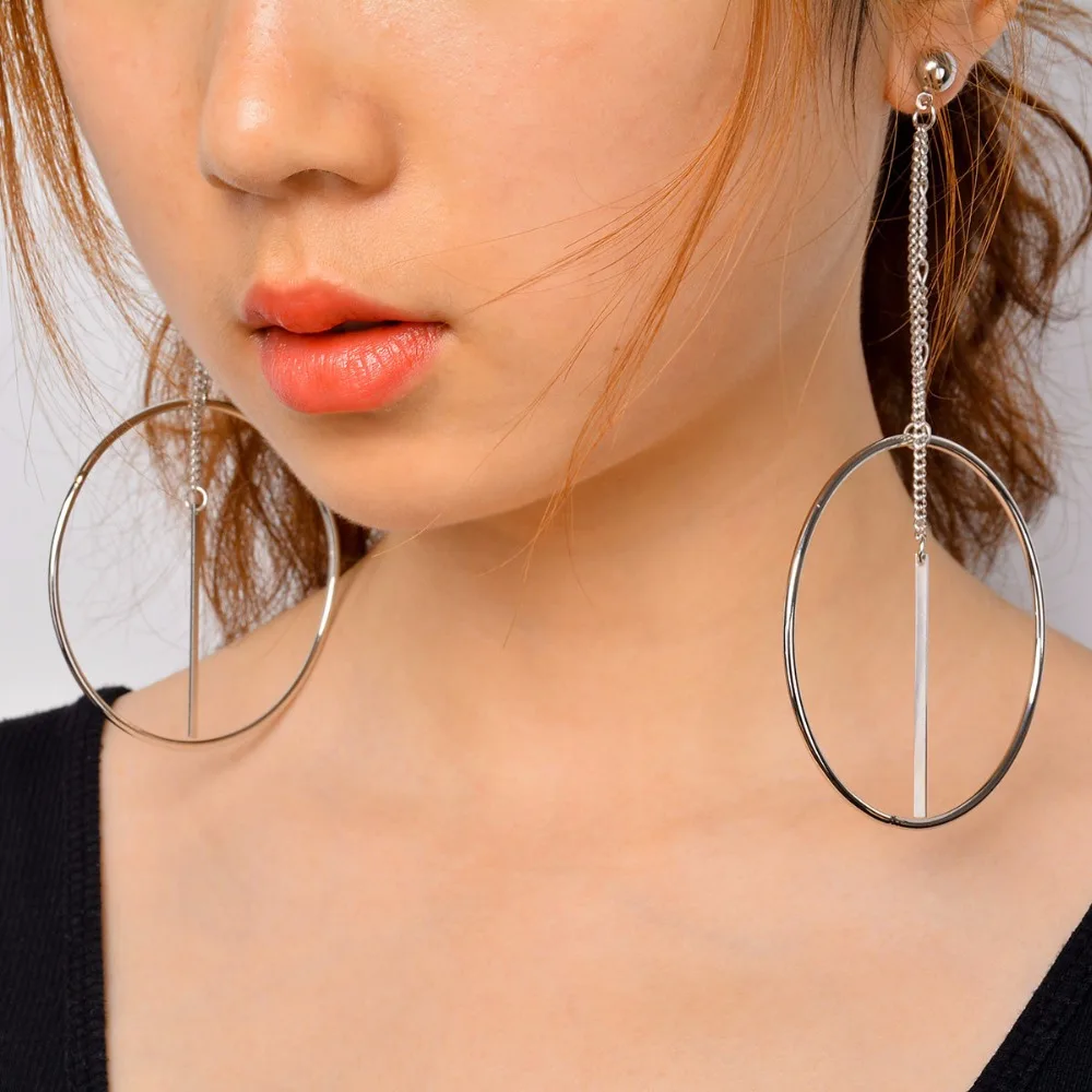 Hoop Earing Big Hoop Earrings For Women Hoops Boucles Doreille Women Huggie Circle Earringsbig 