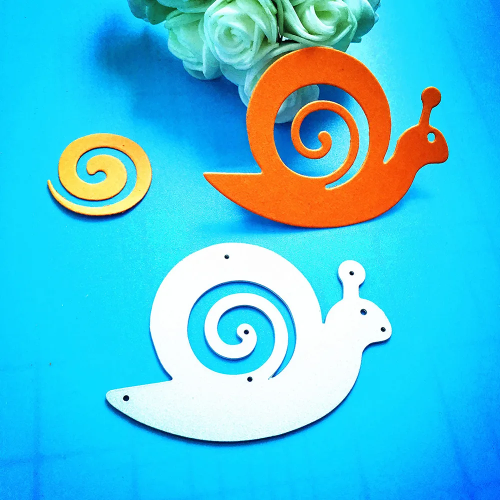 

Animal Snail Shape Frame Metal Cutting Dies Stencils for DIY Scrapbooking album Decor Embossing Hand-on Cut Die Paper Cards