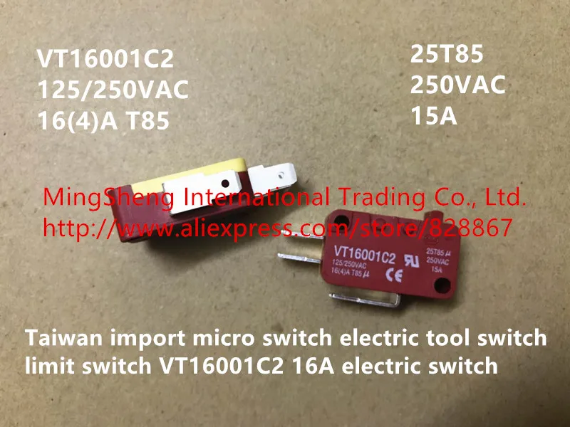 

Original new 100% import micro switch electric tool switch limit switch VT16001C2 16A electric switch