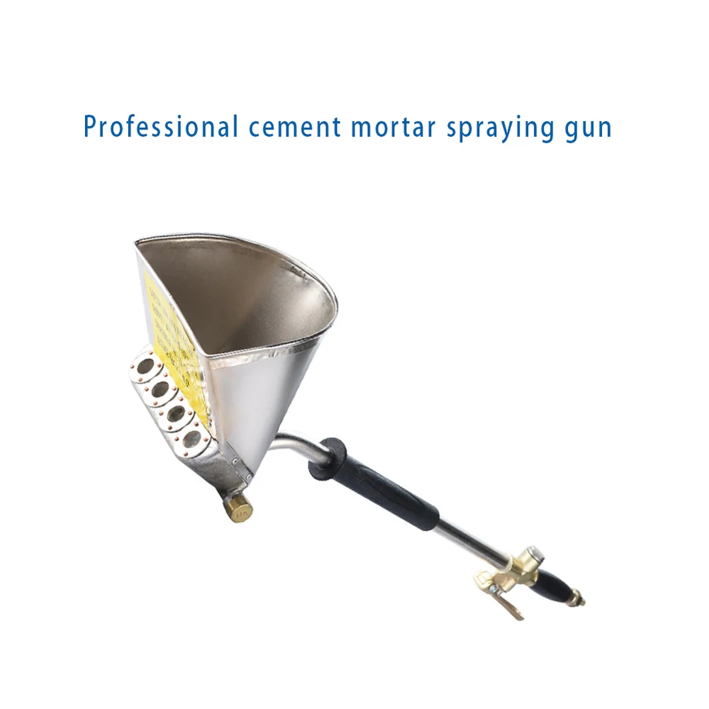 

Spray Wall Cement Mortar Short Rod Mortar Cement Spray Gun With Hopper Cement Mortar Spraying Machine Home Improvement Tools