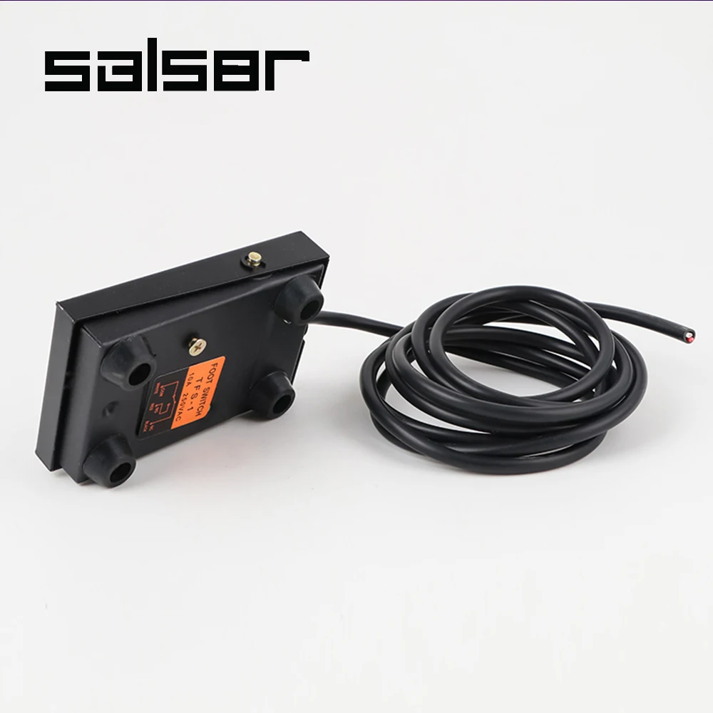 Momentary Foot Controller Pedal Switch Heavy Duty Industrial Foot Switch Pressure Control Foot Fedal Contacts Switch Aluminum Shell Momentary Pedal Nonslip Foot Pedal Switch
