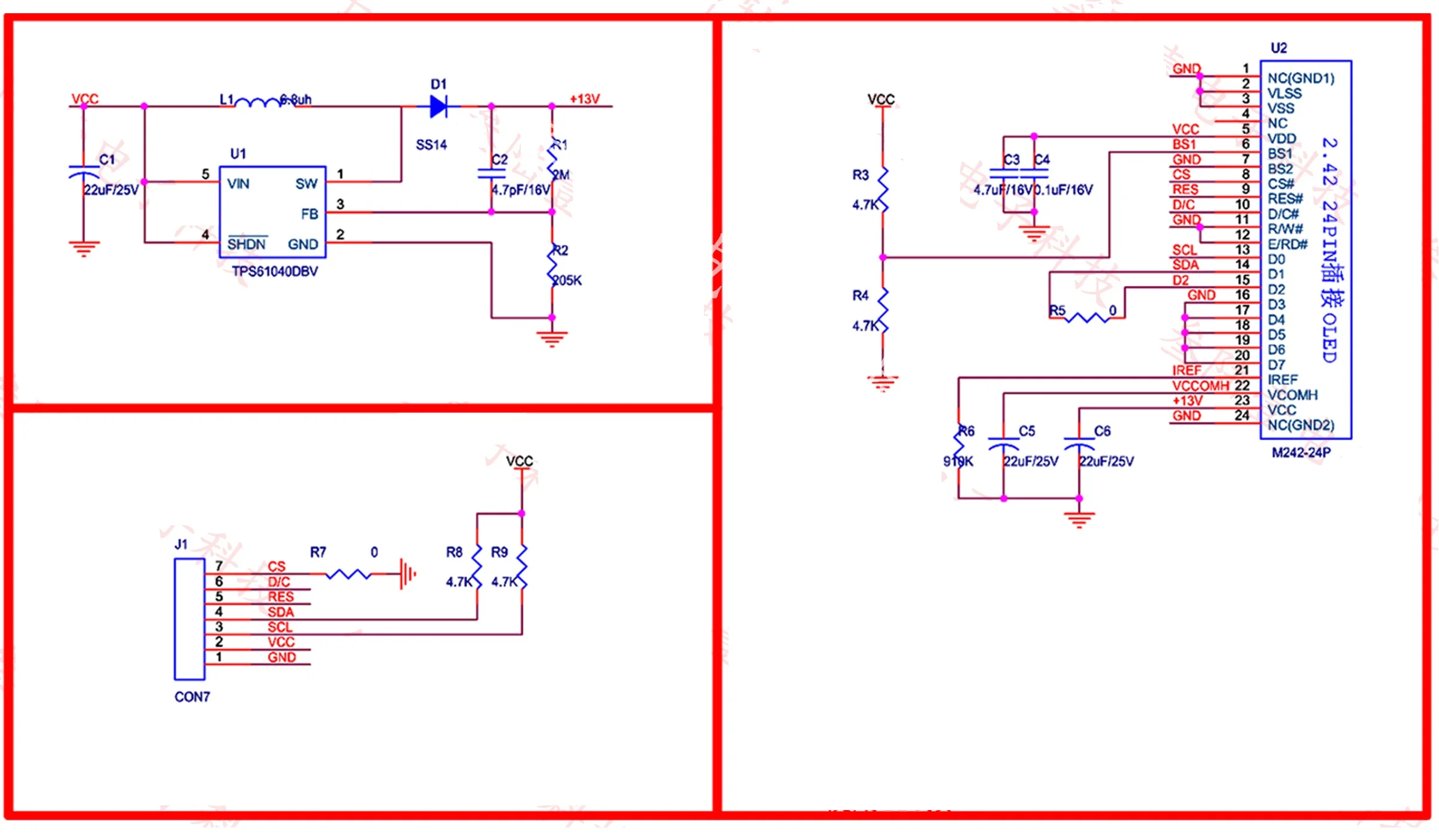 2,4" дюймовый 12864 128*64 OLED дисплей модуль IIC IEC SPI серийный белый/синий/зеленый/желтый ЖК-экран для C51 STM32 SSD1309