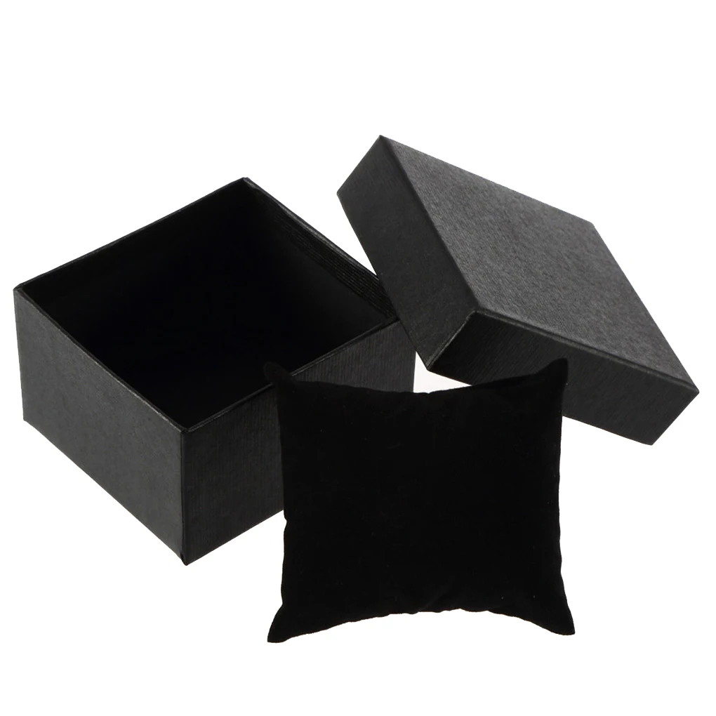 Present Gift Boxes Case Bangle Jewelry Ring Earrings Wrist Watch Box Storage Holder Organizer Case