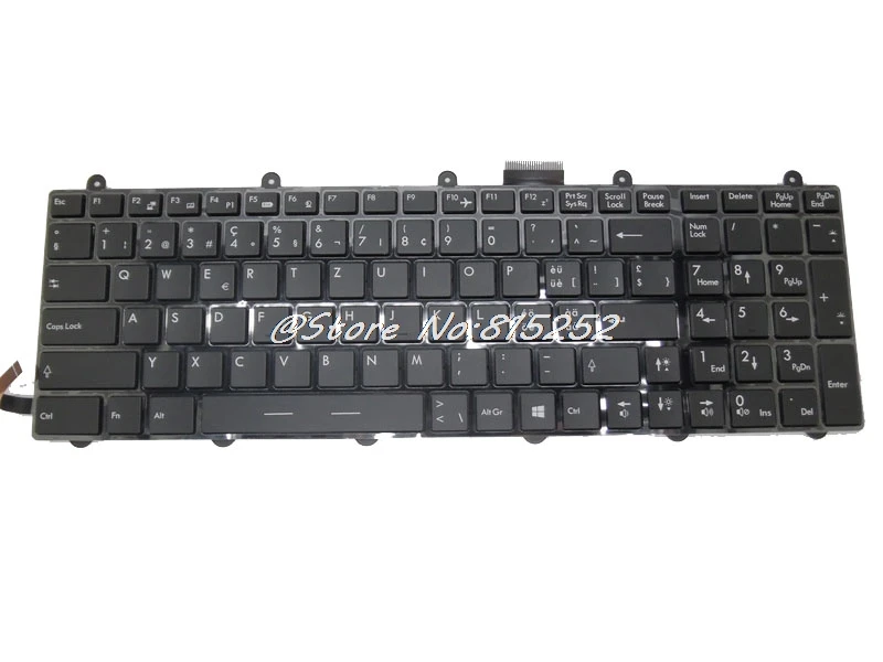 Клавиатура с подсветкой для MSI GT60 V123322DK1 гр S1N-3EDE2F1-SA0 V123322KK1 SW S1N-3ECH2J1-SA0 S1N-3ETR2L1-SA0 V139922AK1 V123322EK1