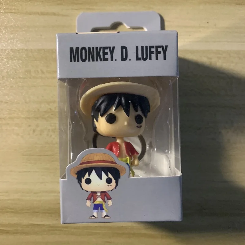 

POPPEN Figure Model Toys Dolls Keychain One Piece Monkey.D.Luffy Trafalgar Law Action Keyrings Dragon Ball Beerus Gotenks in BOX
