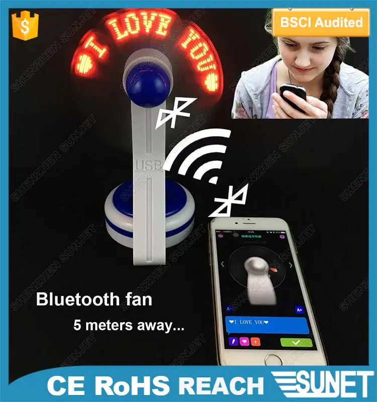 2016 новые рекламные Заказной ПВХ светодиод мигает bluetooth сообщение мини