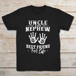 Бренд GILDAN 2019: футболка для мужчин с принтом «Uncle And tennie» и «Best Friend For Life»