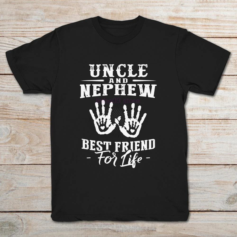2019 брендовая футболка для мужчин с принтом Uncle And tennie и Best Friend For Life | Мужская одежда