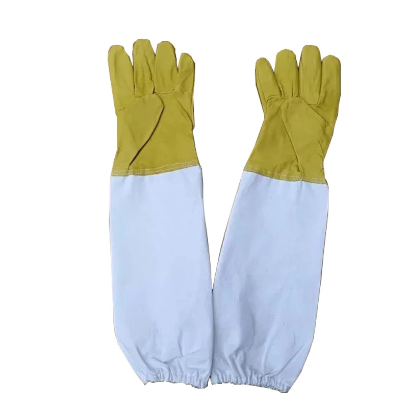 Beekeeper Gloves Beekeeping Tools Beekeeping Accessories Beekeeping Sheepskin Gloves 1 Pair For Professional Apiculture