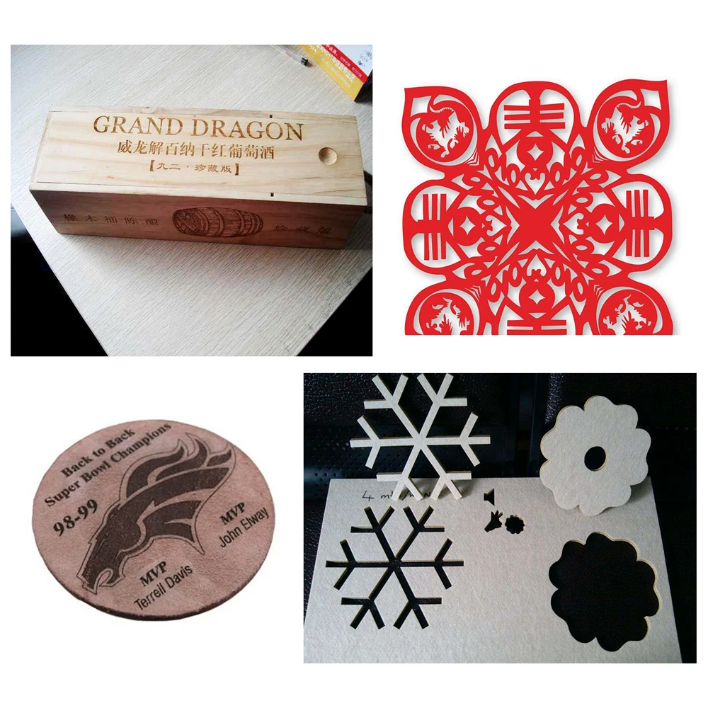 60 Вт 80 CO2 лазерный резак бумажное оборудование|Фрезы по дереву| |