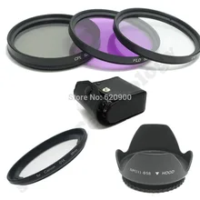 58mm Filter Adapter Ring for Canon PowerShot G1X FA-DC58C + UV CPL FLD filter kit + Lens Hood