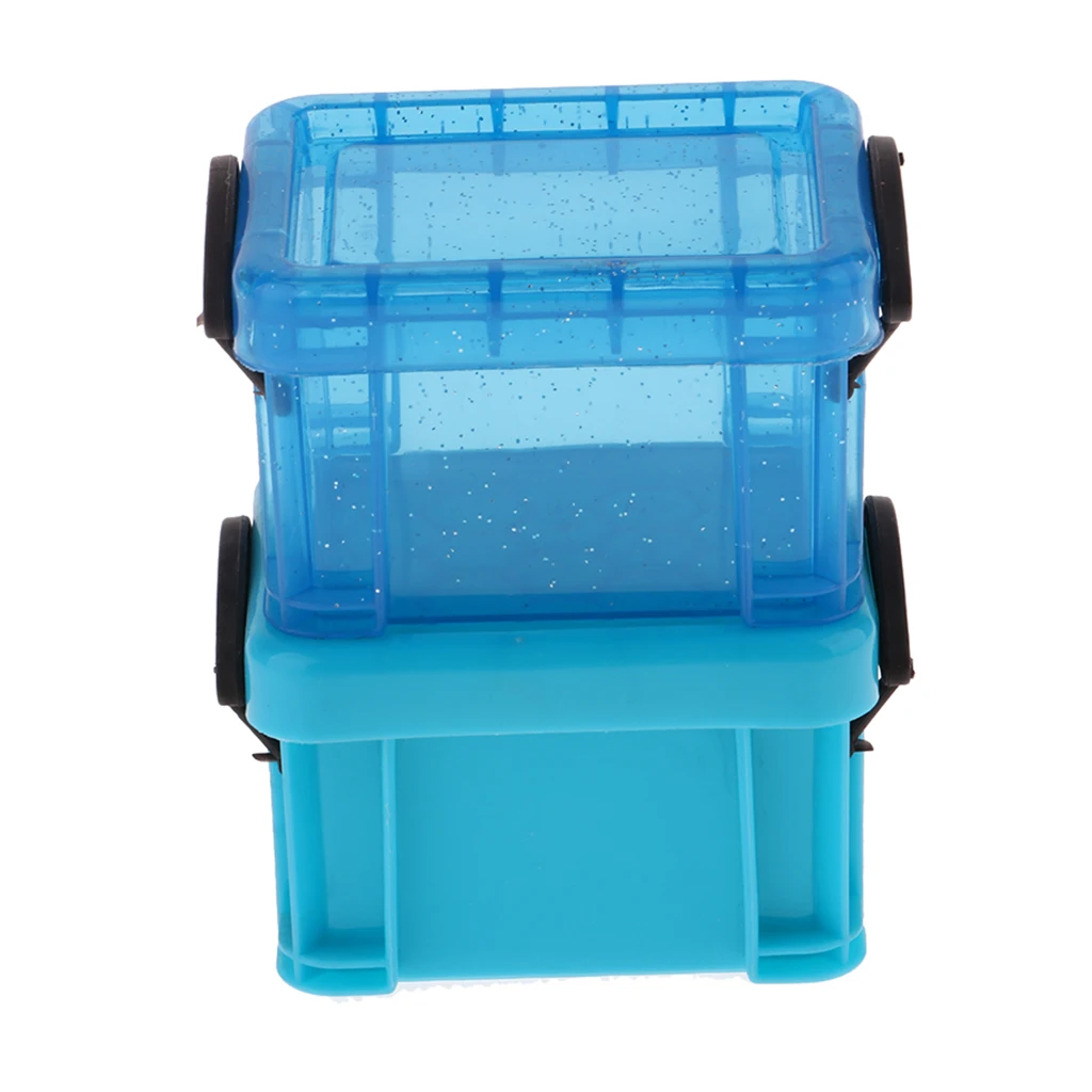 1/6 Candy Color Storage Case for 1/6 Dolls House Furniture Doll Decoration Accessory Kids Pretend Play Toys