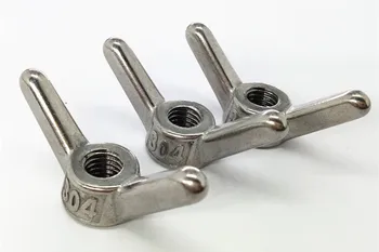 

Wholesale! 50PCS/LOT M6 M8 M10 SS304 Stainless Steel Long Wing Nuts Stainless Bolts & Screws Claw nuts And Bolts Hardware