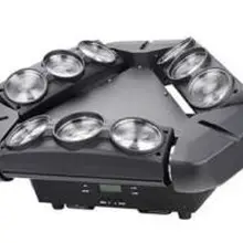 2 шт./партия 9 шт.* 12 Вт CREE 4 в 1 светодиодный движущаяся головка пучок световых лучей с футляром полета из Китая оптовый рынок