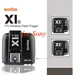 Godox x1s 2.4 ГГц I-TTL flash Беспроводной передатчик + 2 х приемник триггера для Sony a77ii A7R a7sii a6500 a6300 v860ii-s tt685s