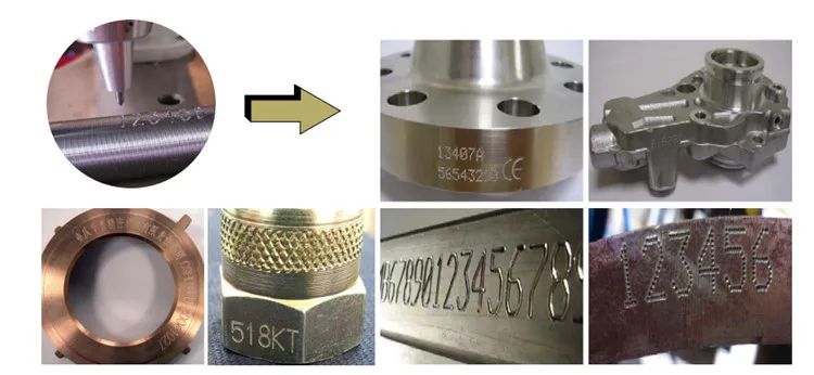 Industrial Digital Metalized Labels Auto Parts Dot Peen Marking Machine (4)
