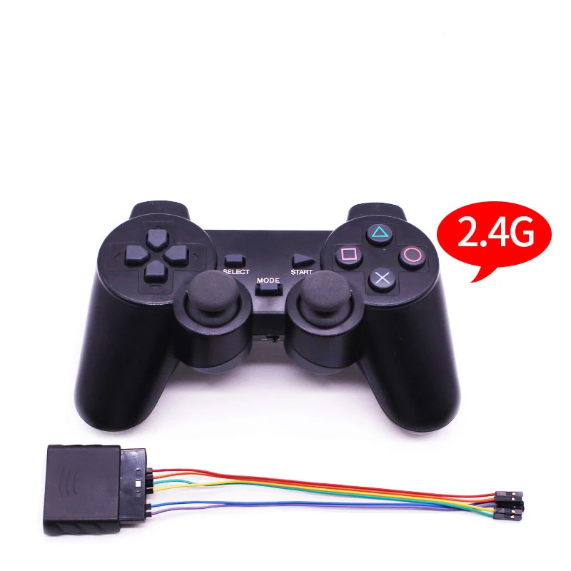 2,4G беспроводной Playstation PS2 с ручкой приемник для Arduino DIY умный автомобиль балансировочный автомобиль робот манипулятор рокер RC игрушка