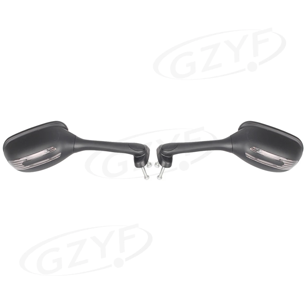 For Suzuki GSXR1000 2005-2015 K5 K7 K9 & GSXR 600 750 2006-2015 K6 K8 K11 Rear View Side Wing Mirrors LED Trun Signal Lamp Light