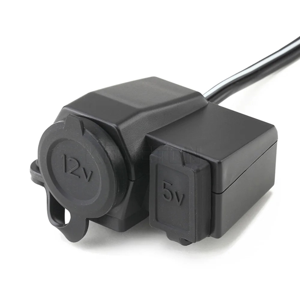 Sikeo водонепроницаемая розетка питания usb для мотоцикла 12 в прикуриватель 5 В USB