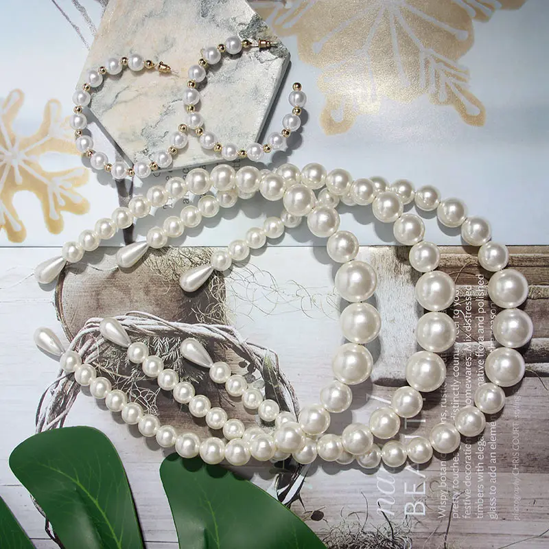 

Flatfoosie 2019 Trendy Simulated Pearls Headbands For Women Wedding Korean Girls Party Gifts Hairwear Statement Hair Accessories