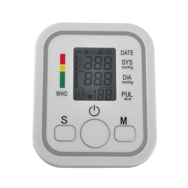 Электронный портативный цифровой монитор артериального давления устройства насосов аппарат для измерения пульса медицинский тонометр YR-B02B-V