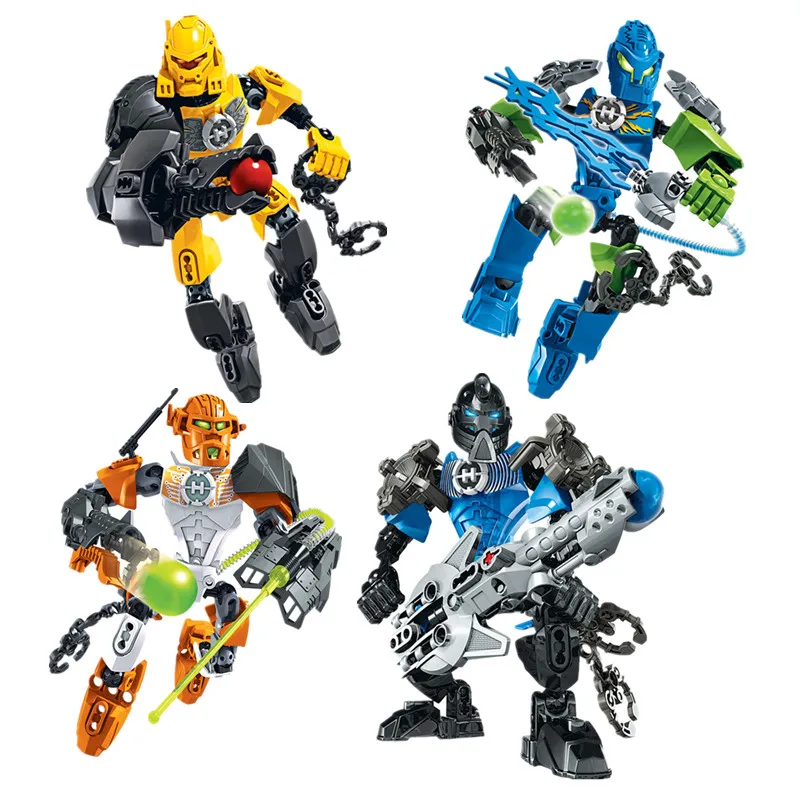 Bionicle Hero Factory 6.0 Warrior Soldiers NEX SURGE STRINGER EVO