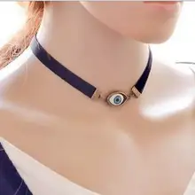 Новая мода для женщин и девушек, горячая Распродажа, черное бархатное колье, ожерелье в виде глаз, готические Ретро ювелирные изделия Бурлеск, ожерелье в виде сглаза, хорошее ювелирное изделие