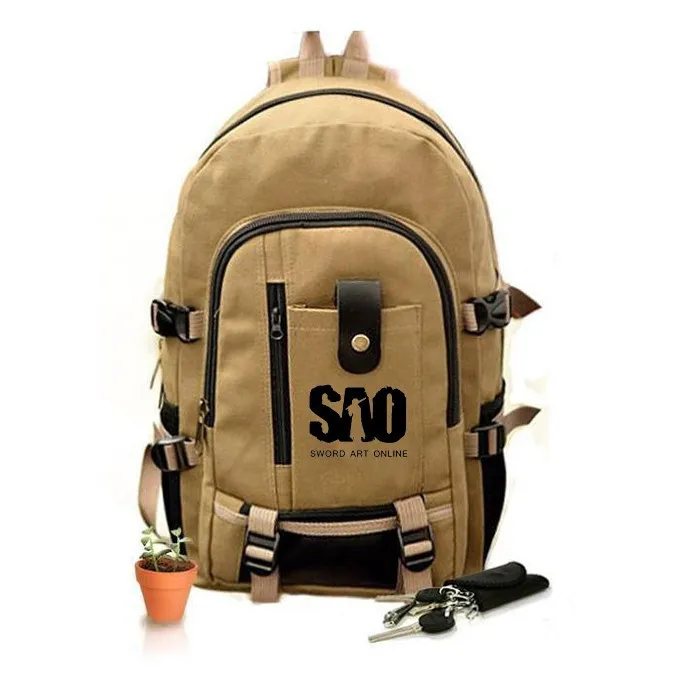 

Anime Sword Art Online Cosplay Anime Shoulder Bag Male Female Student Travel Leisure Large Capacity Backpacker Birthday Gift