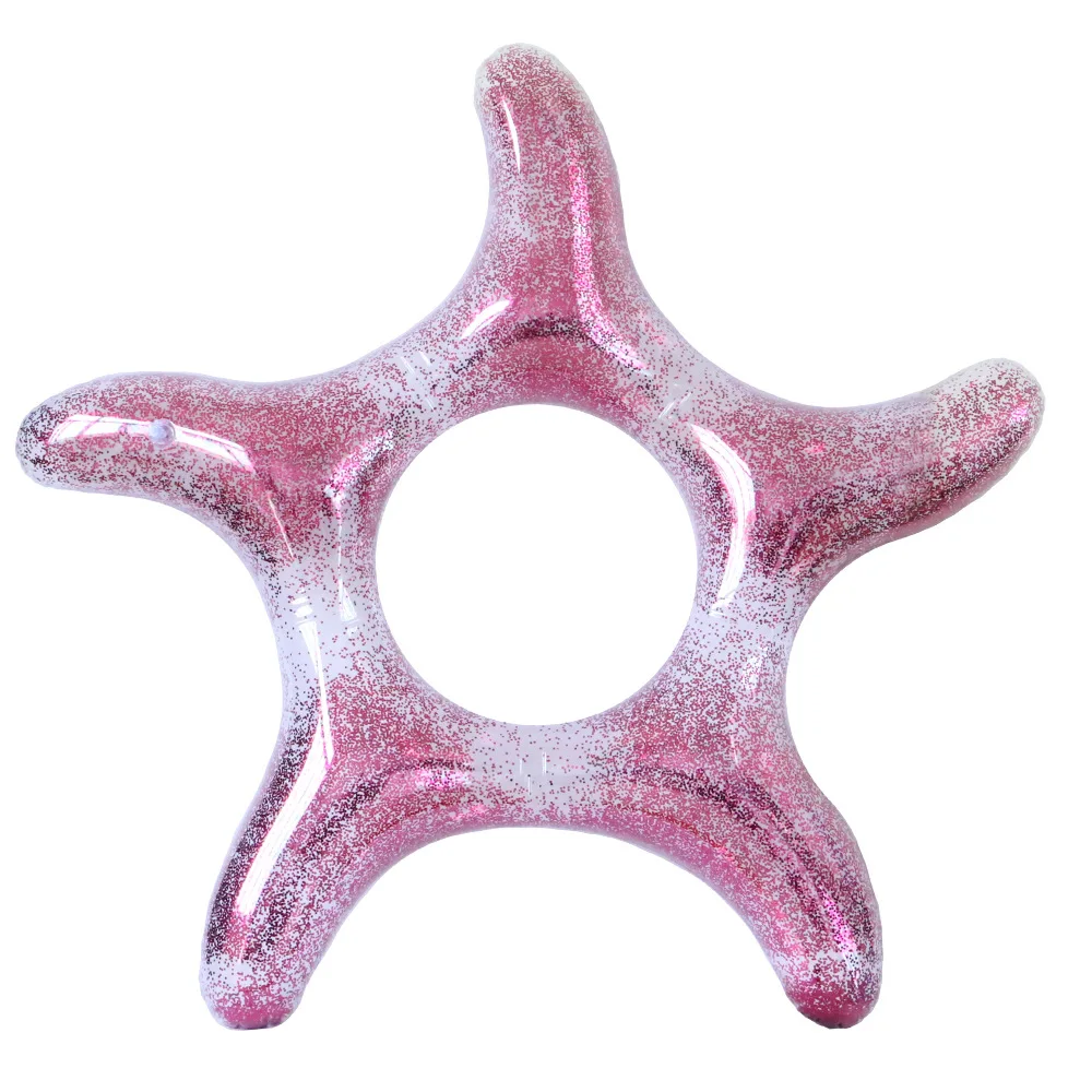 diameter 1.2m aqua park transparent swimming ring pool inflatable party toys sea fish starfish air tube (6)
