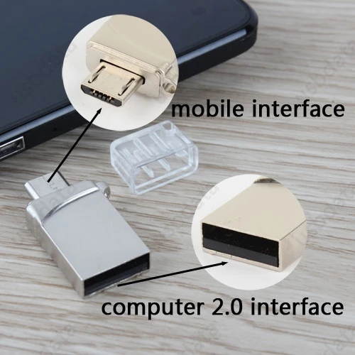 

Android Smart Phone Micro Usb 2.0 Otg Pen Drive Otg Usb Flash Drive 64GB 32GB 16GB 8GB Mini Pendrive Brand Pendrive Disk On Key