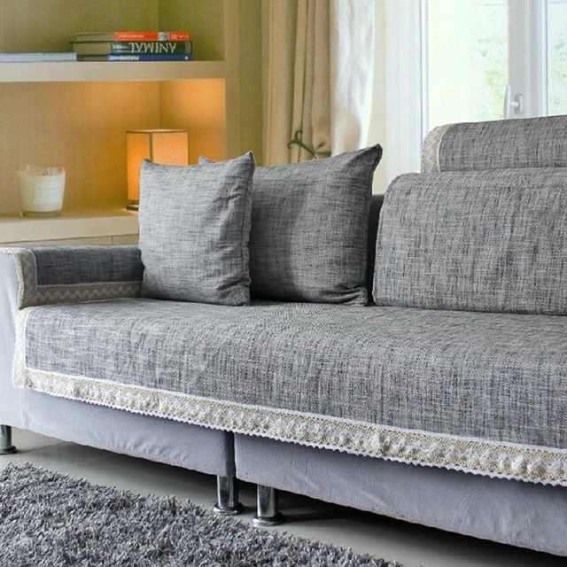 1 Piece Cotton Polyester Sofa Cover Striped Print European Style 1 Piece Cotton Polyester Sofa Cover Striped Print European Style Soft Slipcover Resistant Seat Couch