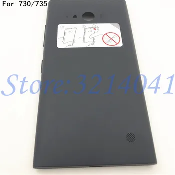 

Original 4.7 inches Battery Back Cover Repair parts For Nokia Lumia 730 735 Battery Cover Case Back Housing With NFC+Logo