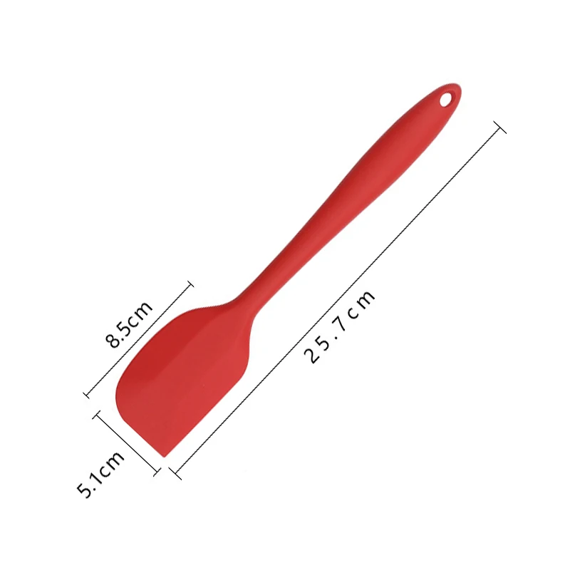 Кухня Еда Класс силиконовый шпатель с антипригарным покрытием масло для крема шпатель кондитерский скребок жаропрочная посуда, Кулинария оборудование для выпечки тортов Q4502