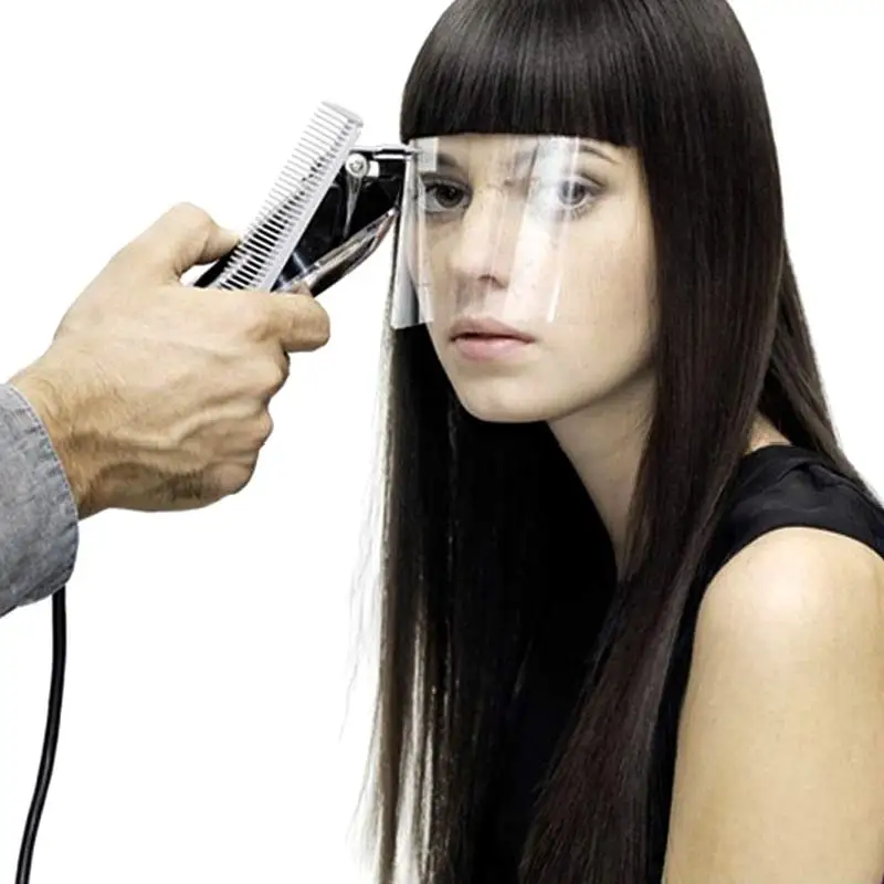 50 шт./компл. Professional волосы глаз протектор прозрачный пластик парикмахерское покрытие для клиента волосы средства укладки волос HJL2017