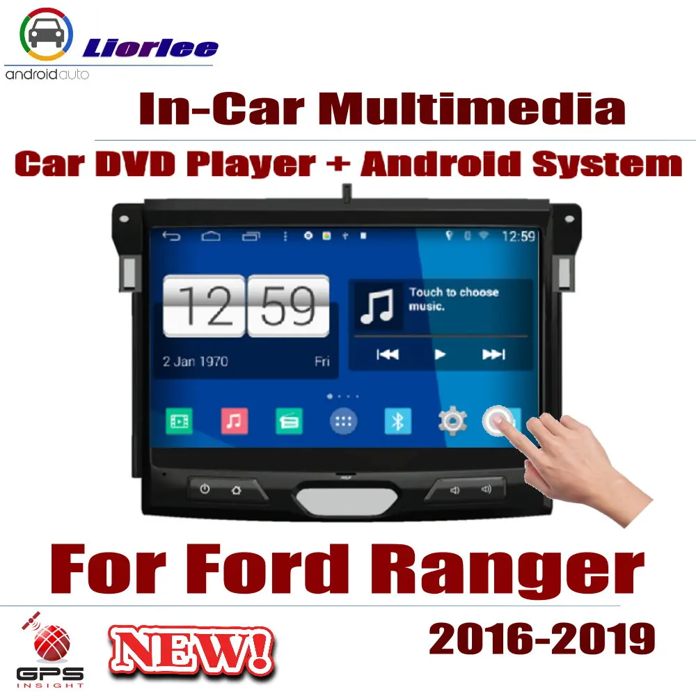 Автомобиль Радио DVD плеер gps навигации для Ford Ranger~ Android HD Displayer Системы Аудио Видео Стерео в тире головное устройство