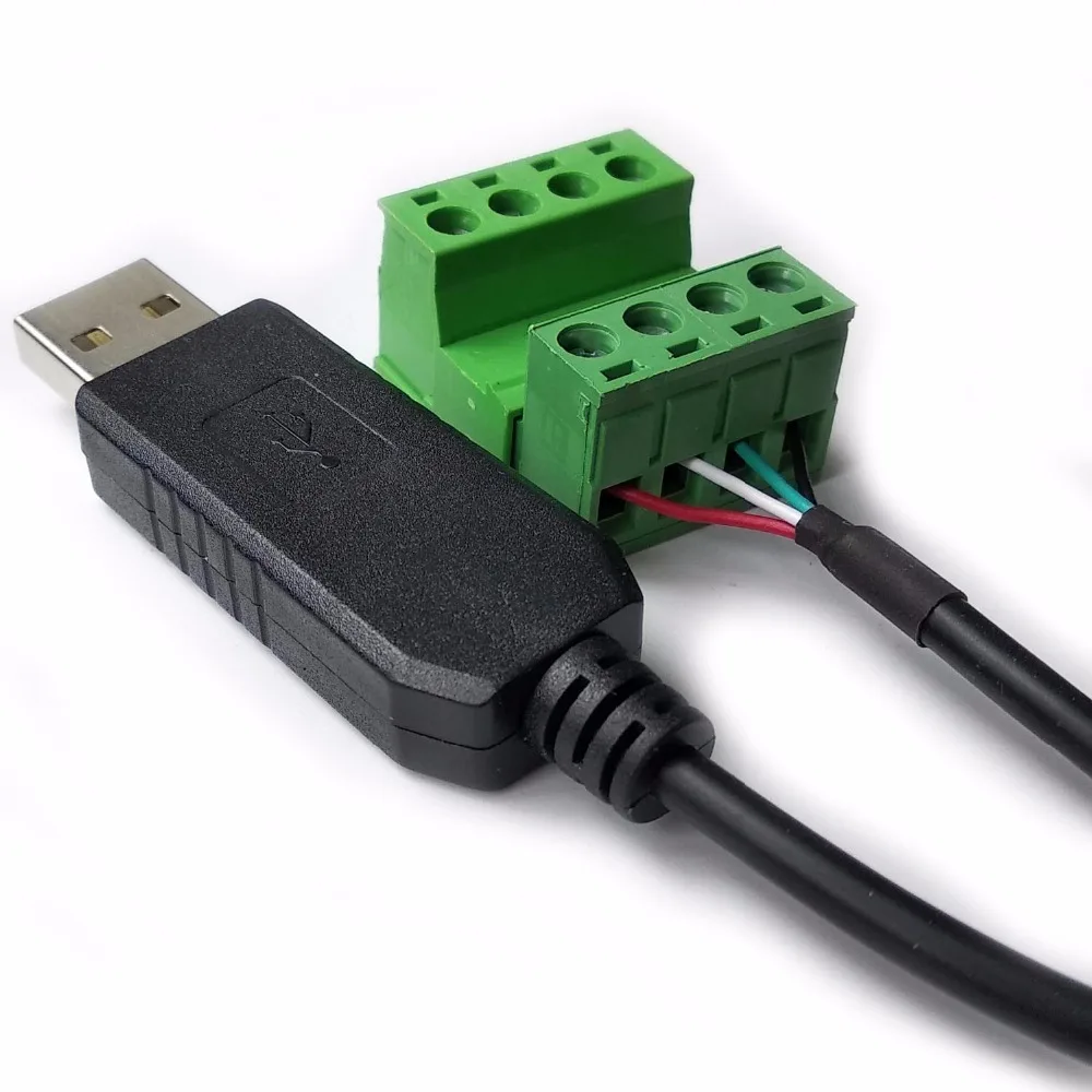 Поддержка Win8 Win10 Android Mac CP2102 usb rs232 серийный кабель с винтами блоков|rs232 serial cable|serial