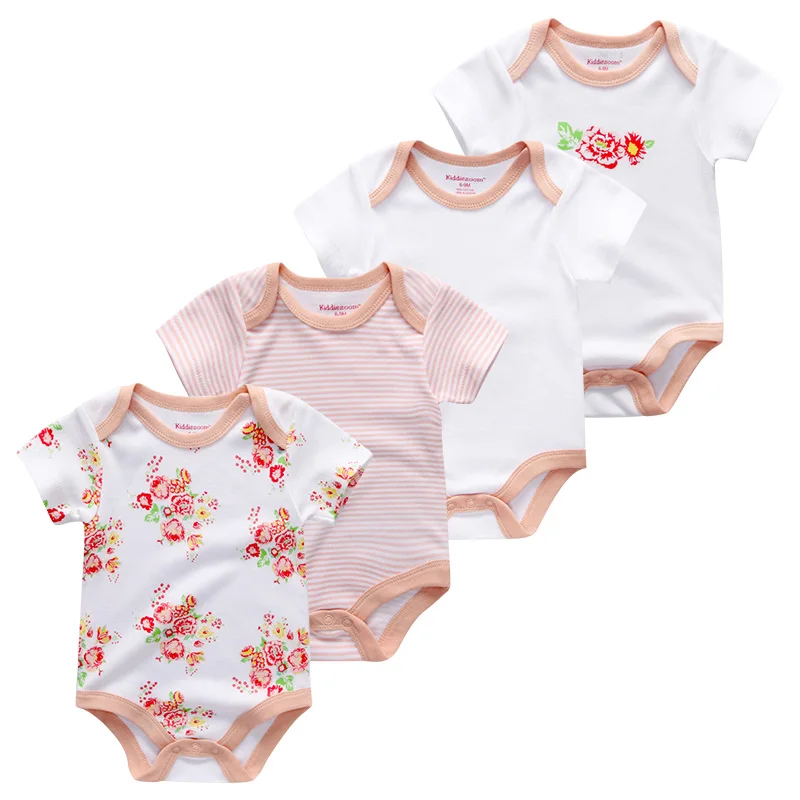 Одежда для маленьких девочек комплект одежды из 4 предметов Roupas de bebe Infantis