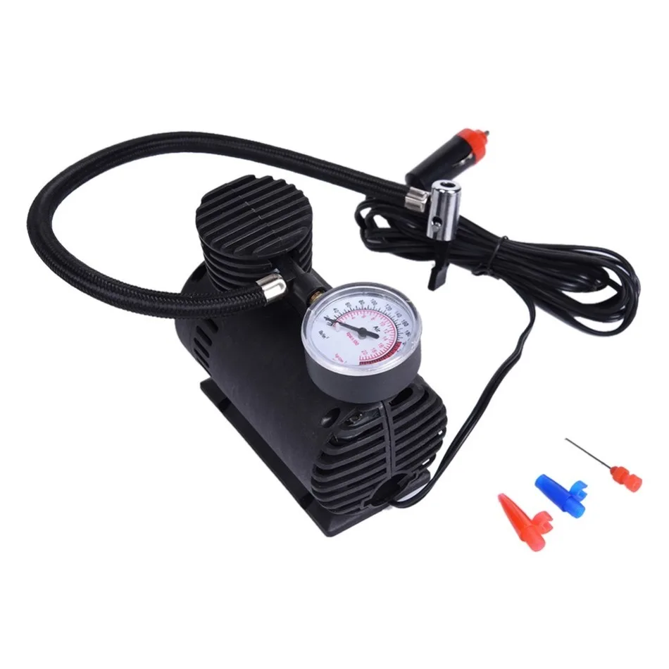 Portable Tire micro pump 12V Pump Electric Tire Inflator Cigarette