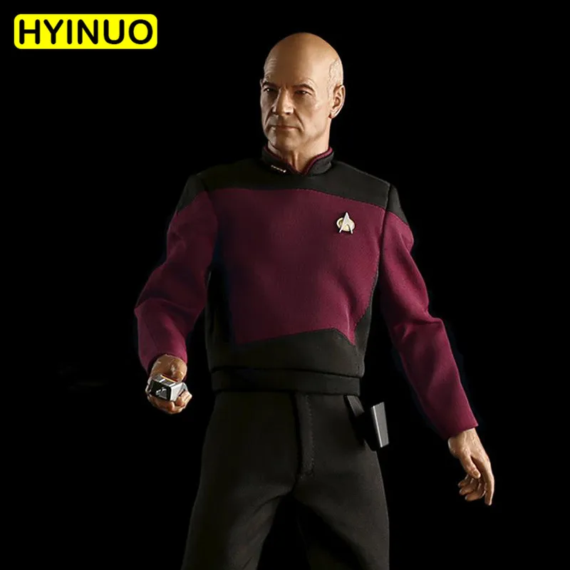 1/6 масштаб следующего поколения TNG Picard сэр Патрик Стюарт O.B.E. Одежда комплект